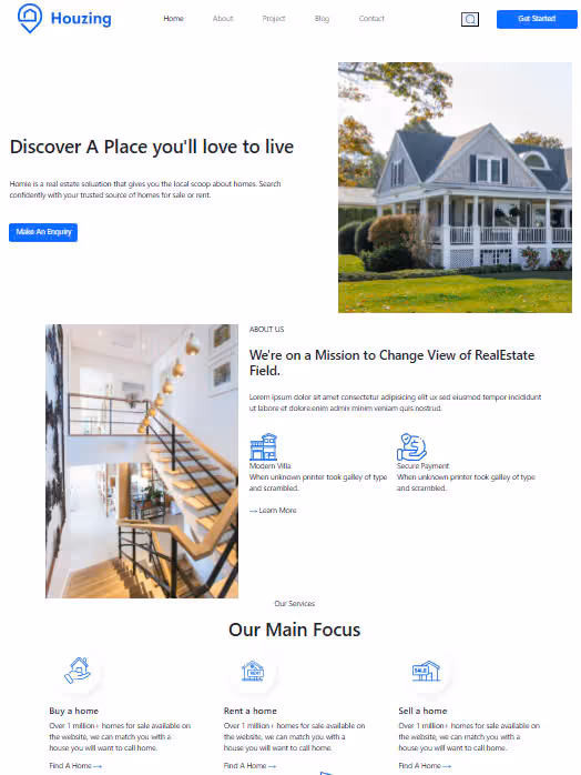 Dự án Front-end website